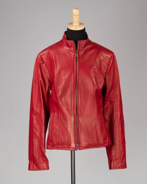 Master Locks Red Leather Jacket