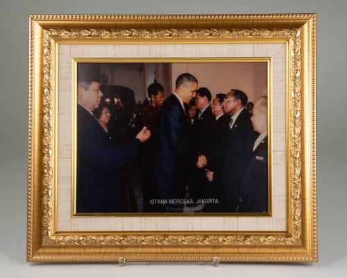 Photograph of Barack and Michelle Obama