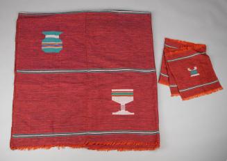 Red Tablecloth Set