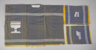 Yellow and Blue Tablecloth Set