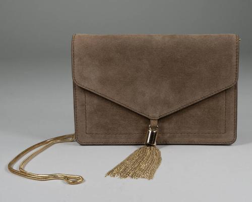 Uterqüe Leather Handbag