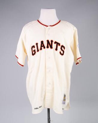 Signed New York Giants Baseball Jersey