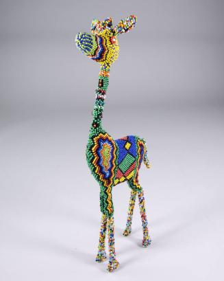 Beaded Giraffe Sculpture