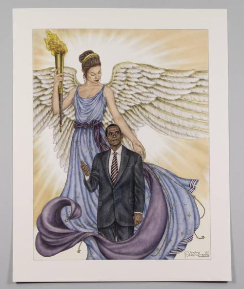 Obama and the Liberty Angel