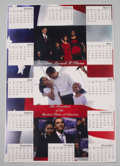 Obama Family Calendar