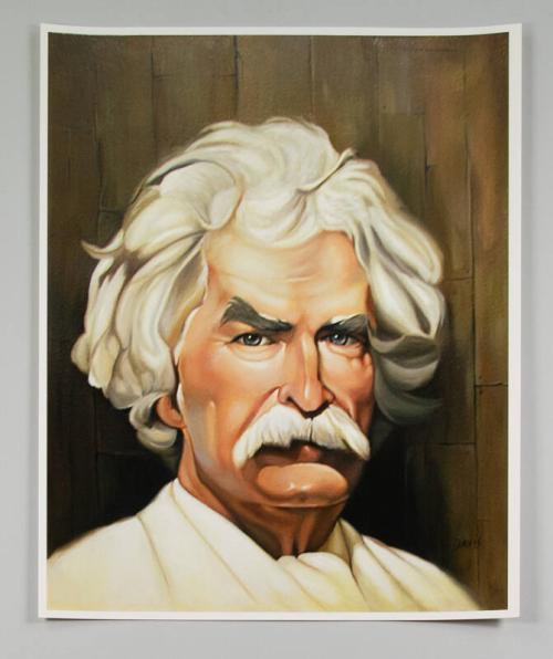 Portrait of Mark Twain