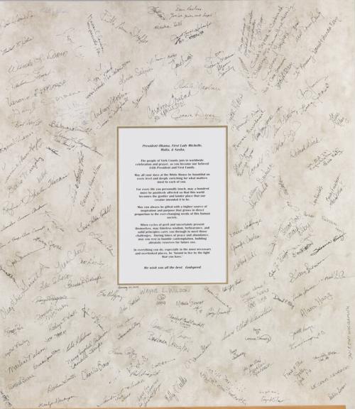 Letter to the First Family