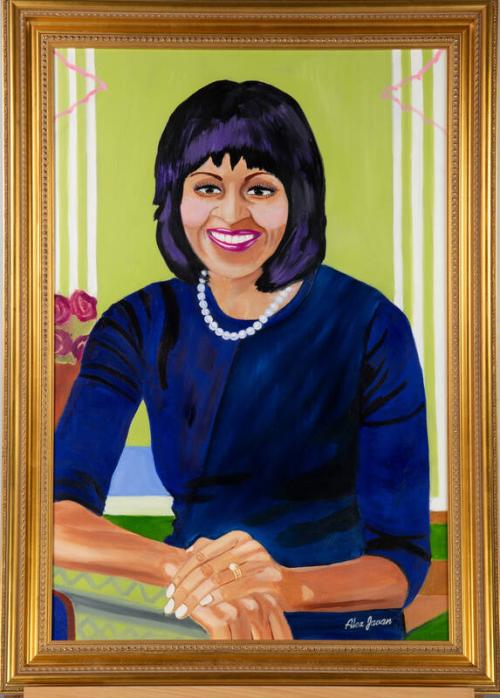 Painting of Second Term First Lady Portrait