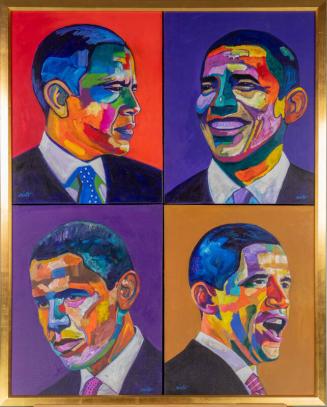 Four Portraits of President Barack Obama