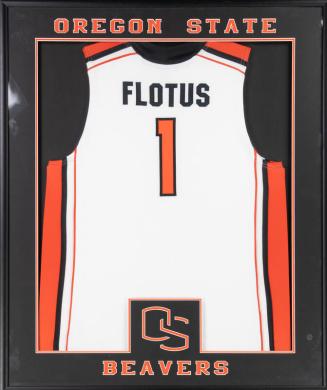 Oregon State Framed Jersey