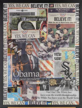 White Sox and President Obama Collage