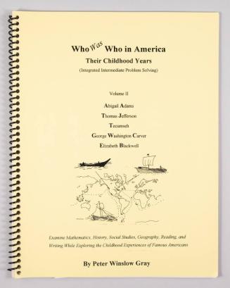 Who Was Who in America: Their Childhood Years Volume II