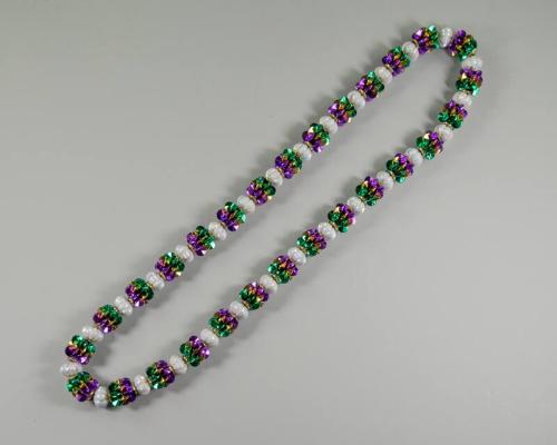 Mardi Gras Bead Necklace