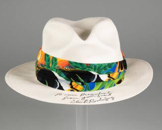 Panama Hat Signed by Chi Chi Rodriguez