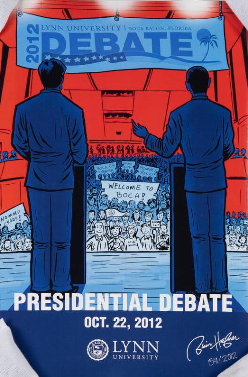 2012 Presidential Debate Poster