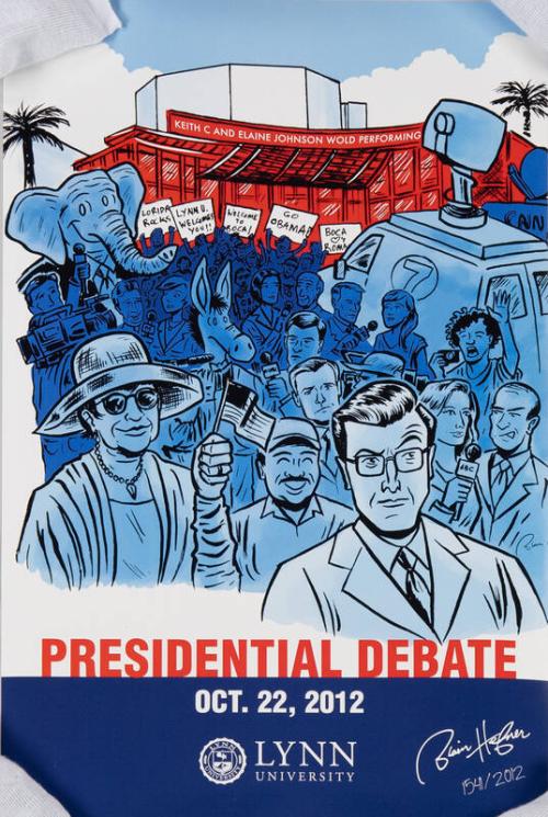 2012 Presidential Debate Poster