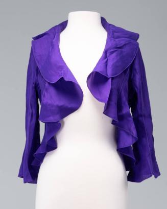 Purple Chiffon Jacket