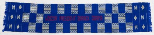 Blue Ghanaian Kente Cloth