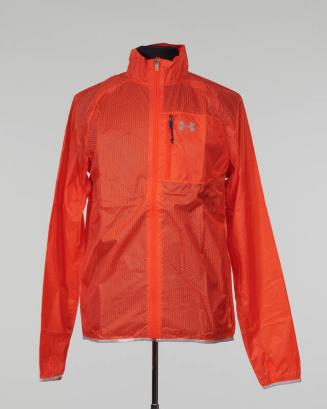 Orange Under Armour ColdGear Infrared Running Jacket