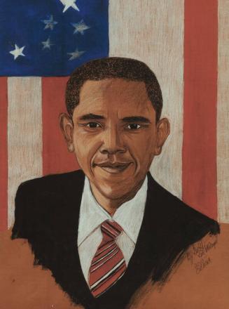 Portrait of President Barack Obama