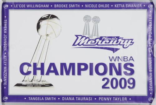 Phoenix Mercury 2009 WNBA Championship Banner