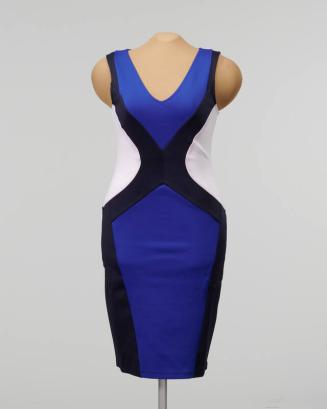 Sleeveless Color-Block Dress