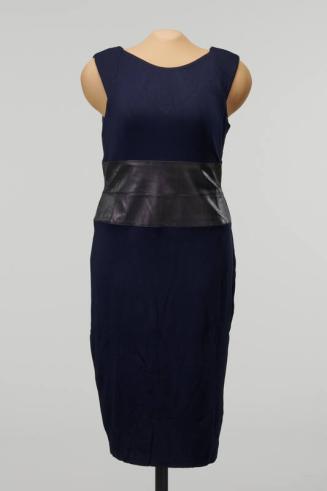 Navy Blue Sleeveless Dress