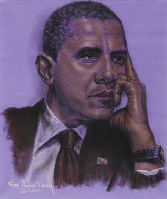 Portrait of President Barack Obama