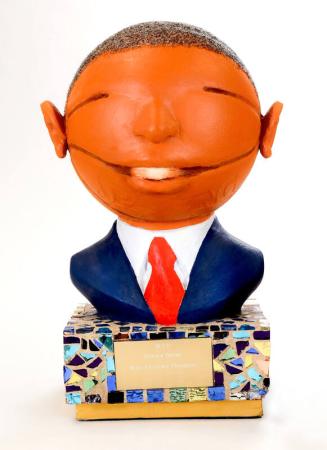 Bust of President Barack Obama