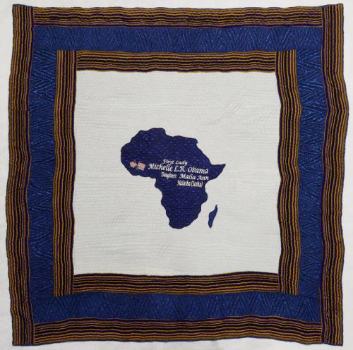 Africa Outline Quilt