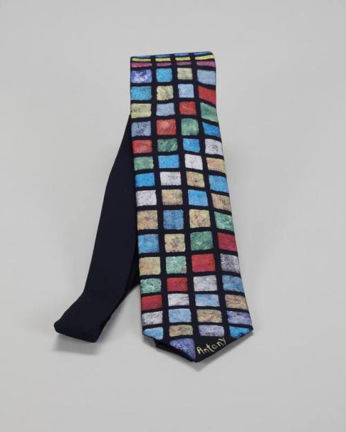 Hand Painted Silk Tie