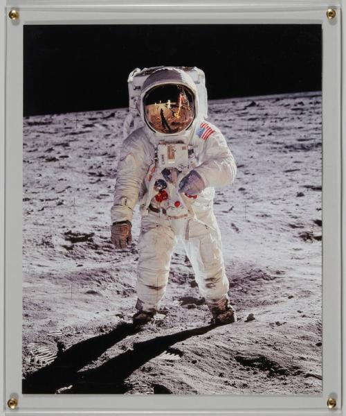 Photograph of Astronaut Buzz Aldrin