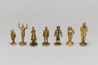 The Chase of Freedom Gold Chess Pieces