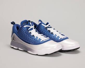 White and Blue Air Jordan CP3.VI AE Basketball Shoes