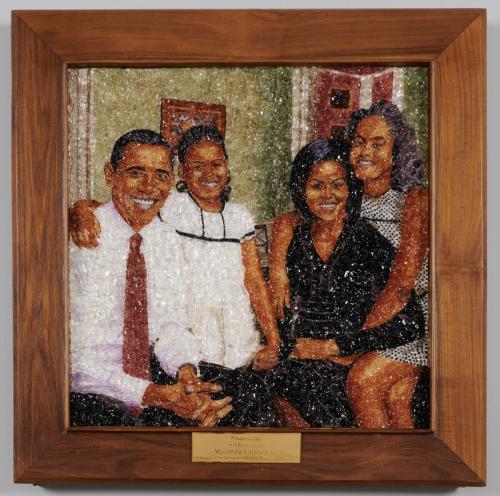 President Obama with Family