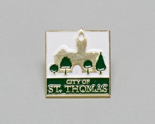 City of St.Thomas Lapel Pin