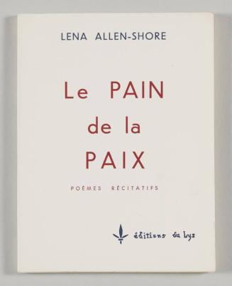 Le Pain de la Paix: Poèmes Récitatifs