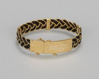 Black and Gold Braided Bracelet for First Lady Michelle Obama