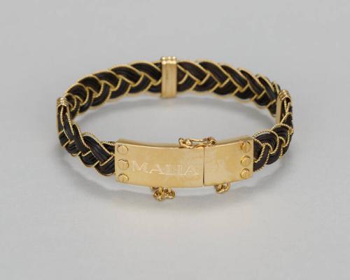 Black and Gold Braided Bracelet for Malia Obama