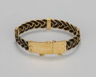 Black and Gold Braided Bracelet for Sasha Obama