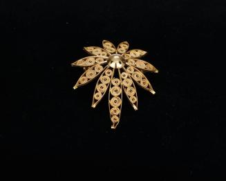 Gold Filigree Pin