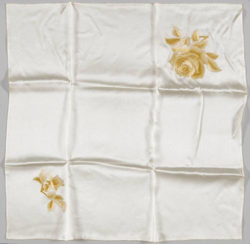 White Silk Handkerchief