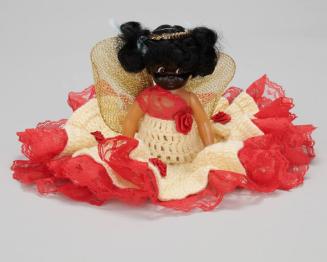 Angel Doll in a Crocheted Dress