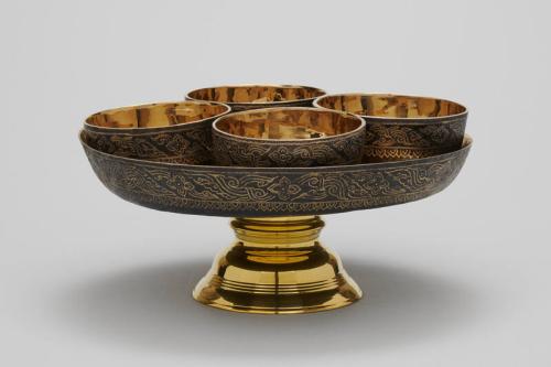 Copper Bowls and Serving Plate