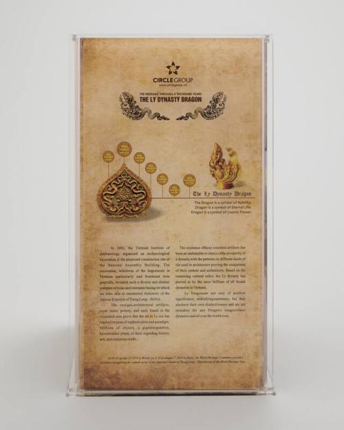 Box with Information about Ly Dynasty Dragon