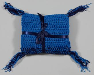 Royal Blue and Navy Blue Pillow