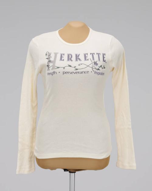 Cream Long-Sleeve Herkette Shirt