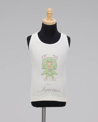 White Taurus Tank Top