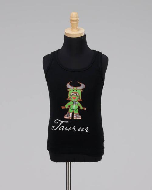 Black Taurus Tank Top