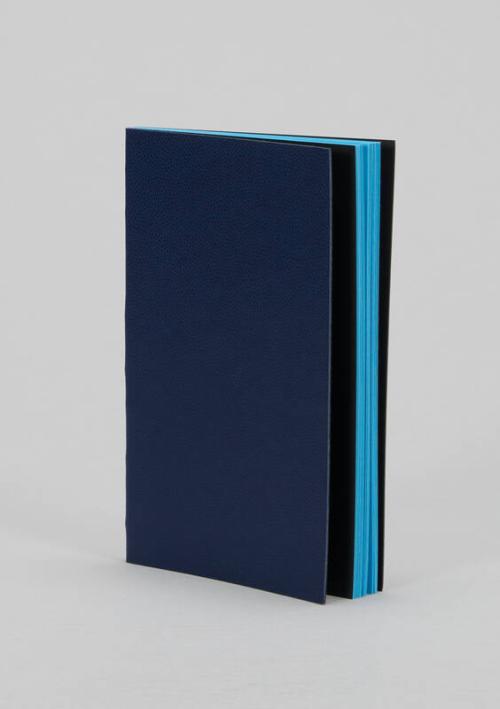 Blue Leather Bound Notebook